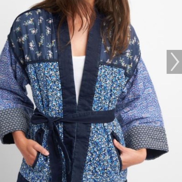 GAP Jackets & Blazers - NWT! Gap Mix Print Kimono Jacket